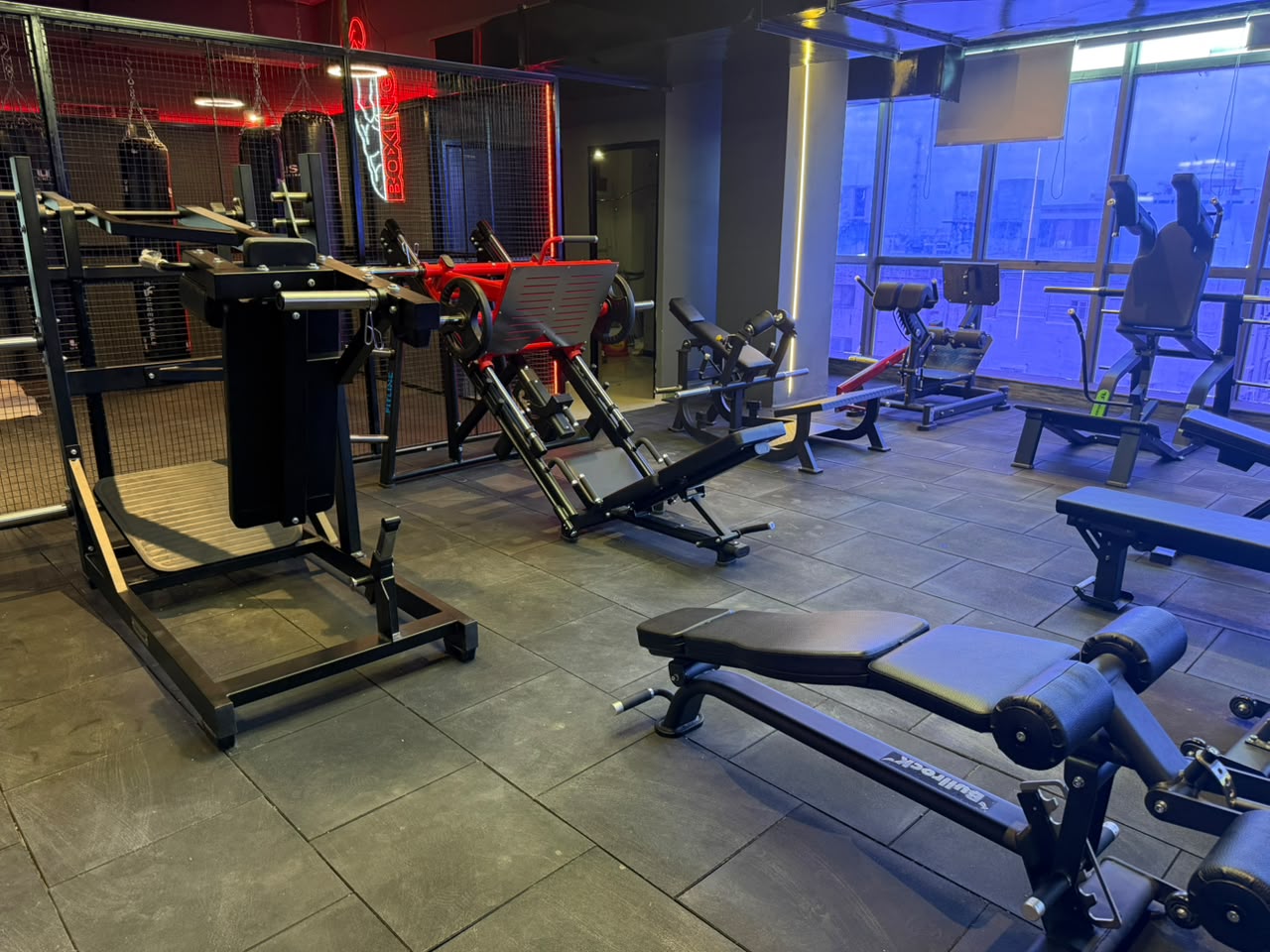 Reception and studio zone during fit-out