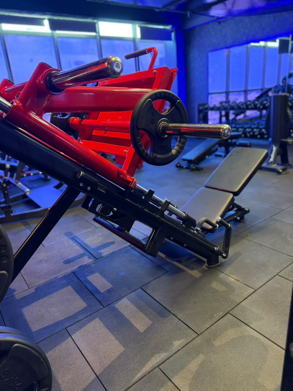 Training floor detail shot