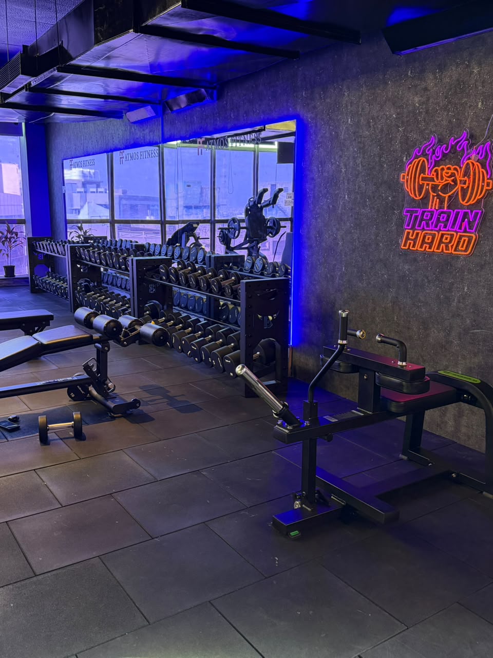 ATMOS studio floor with full equipment visible