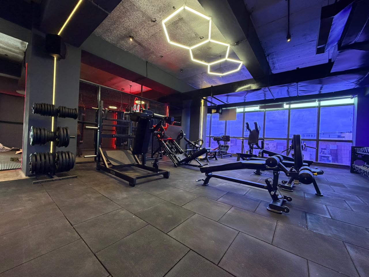 Plate-loaded leg press and strength equipment